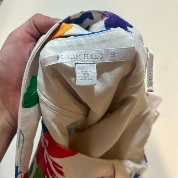 Black Halo Stretch Techno Emerson Romper - Picture 3 of 12